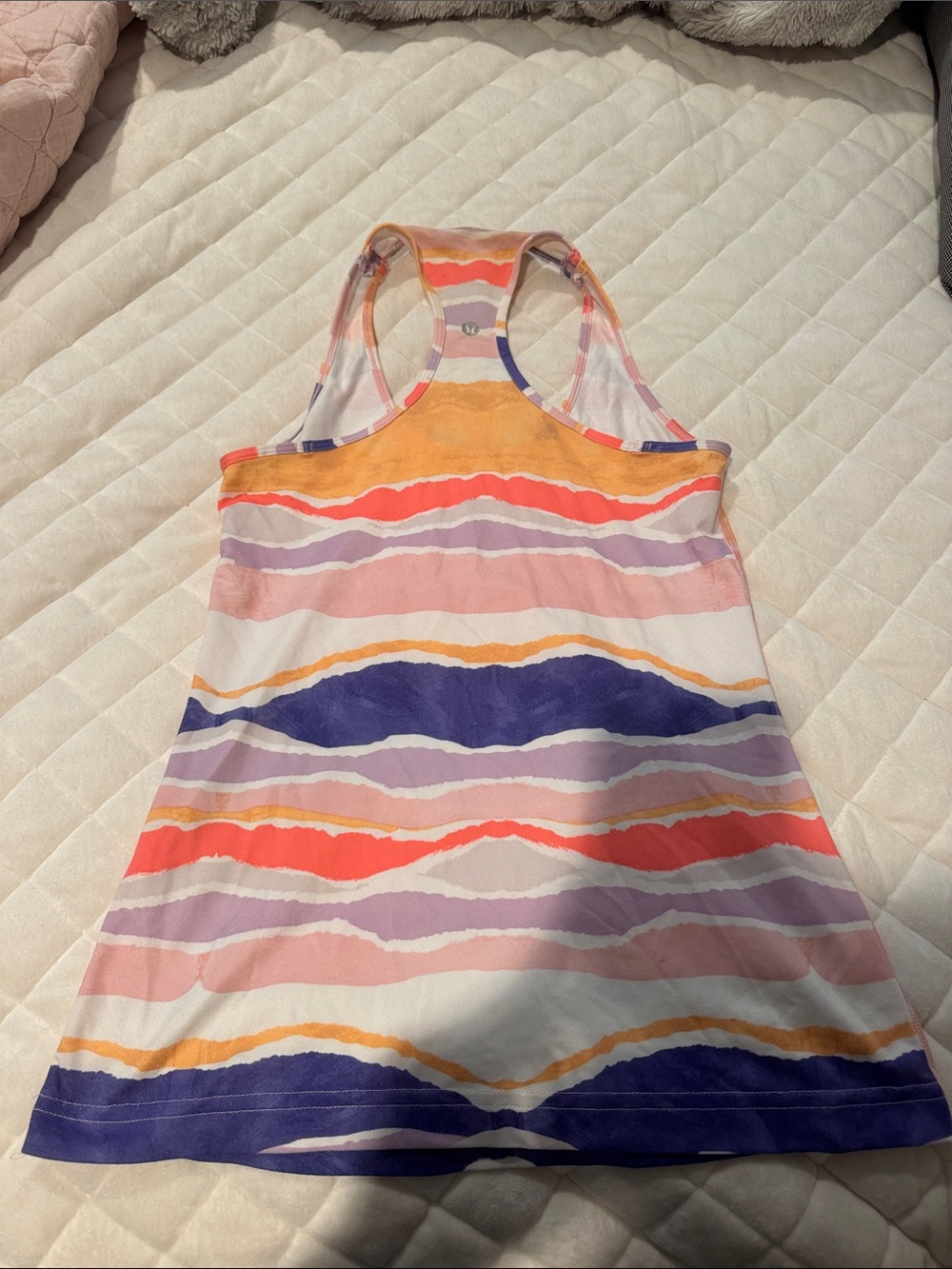 Lululemon Striped Racerback Tank Top - Picture 2 of 2
